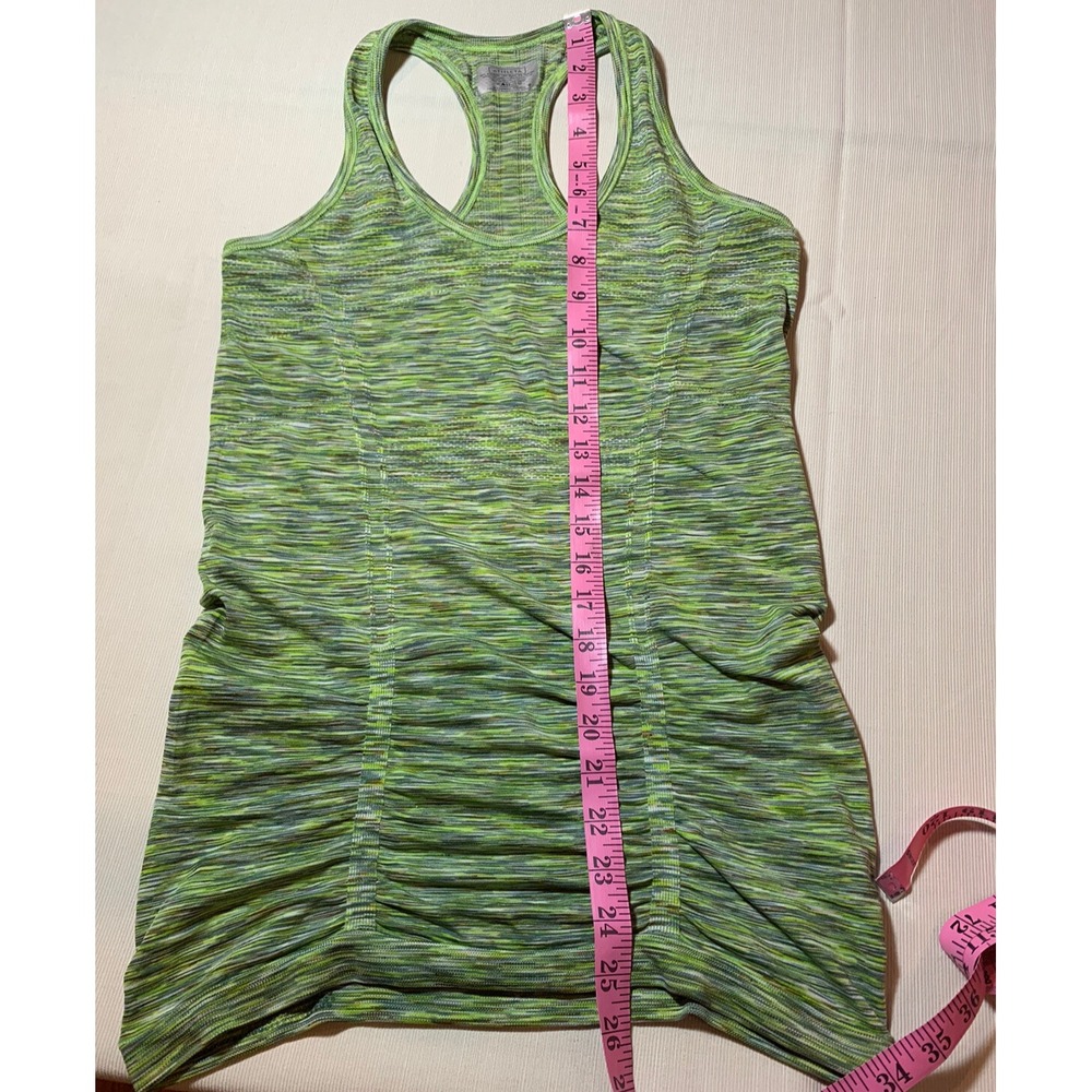 ATHLETA GREEN RACERBACK TANK RUCHED SIZE Small - Picture 9 of 9